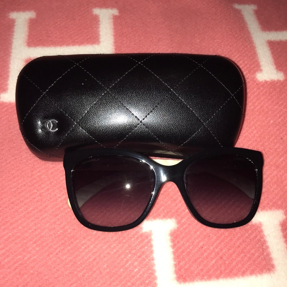 Black Chanel Sunglasses